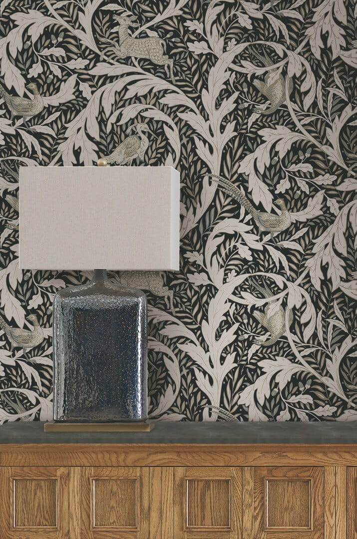 Tapeta leśne zwierzęta i roślinność York Wallcoverings AC9122 Woodland Trapestry Art & Crafts