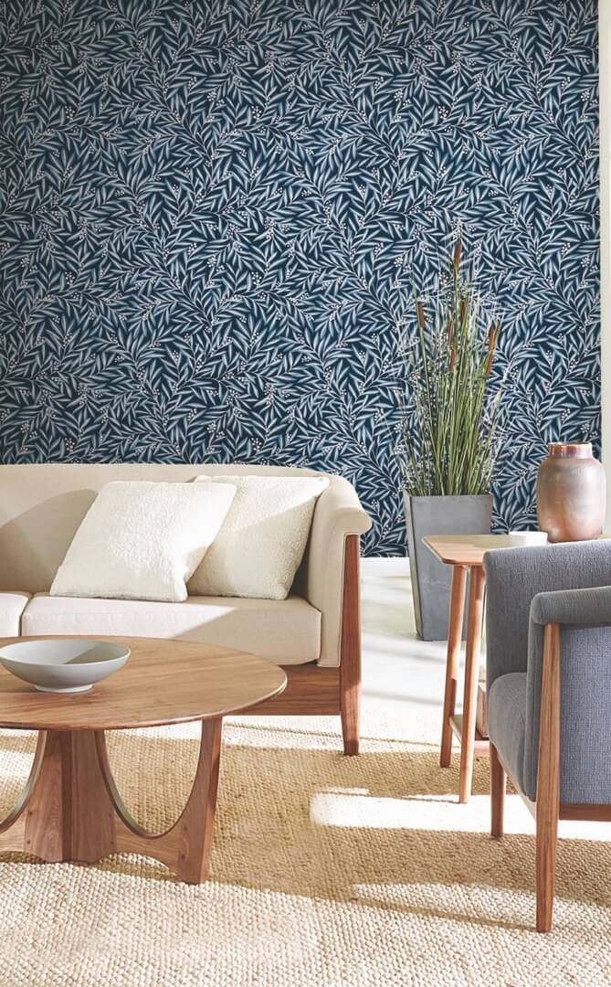 Tapeta liście York Wallcoverings AC9133 Rowan Art & Crafts