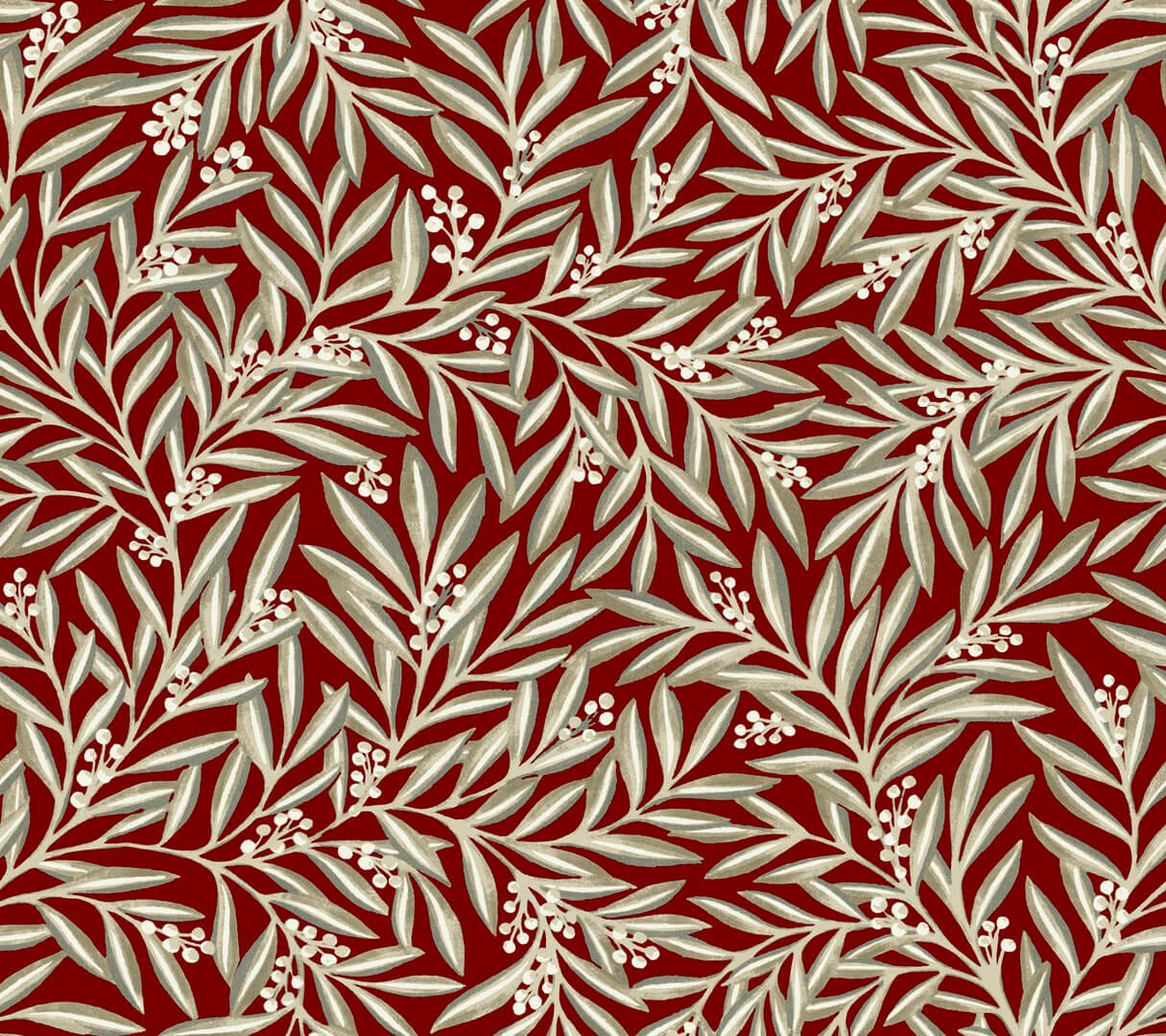 Tapeta liście York Wallcoverings AC9134 Rowan Art & Crafts