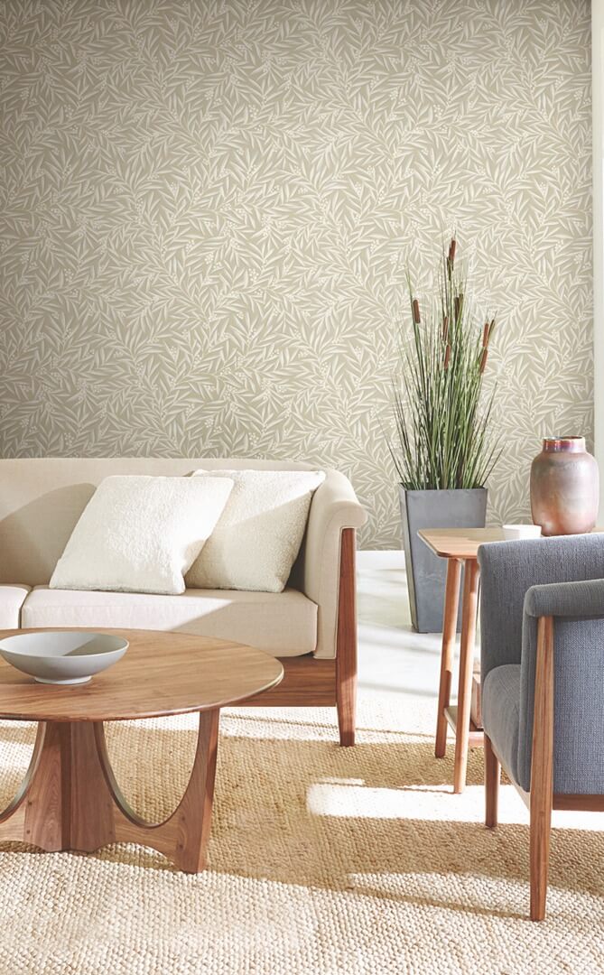 Tapeta liście York Wallcoverings AC9136 Rowan Art & Crafts