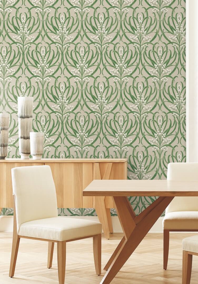 Tapeta roślinna York Wallcoverings AC9144 Calluna Art & Crafts