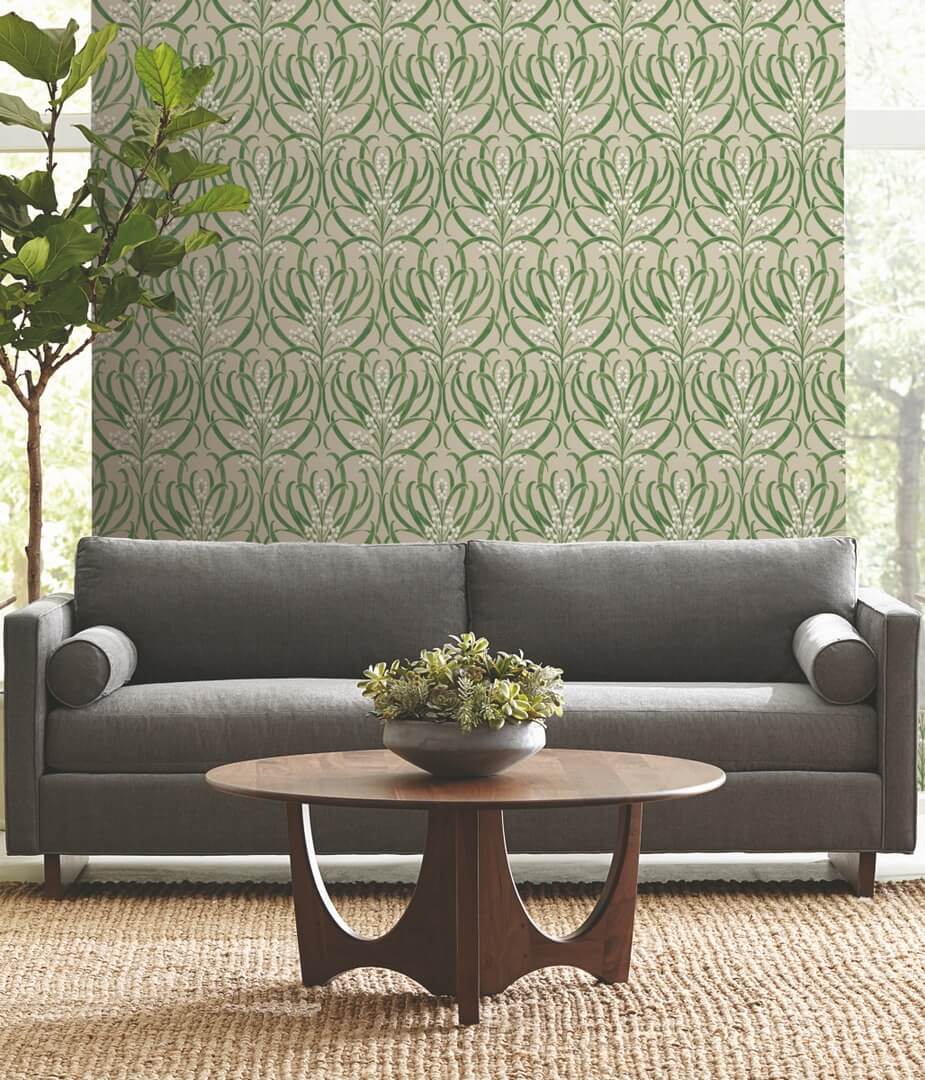 Tapeta roślinna York Wallcoverings AC9144 Calluna Art & Crafts