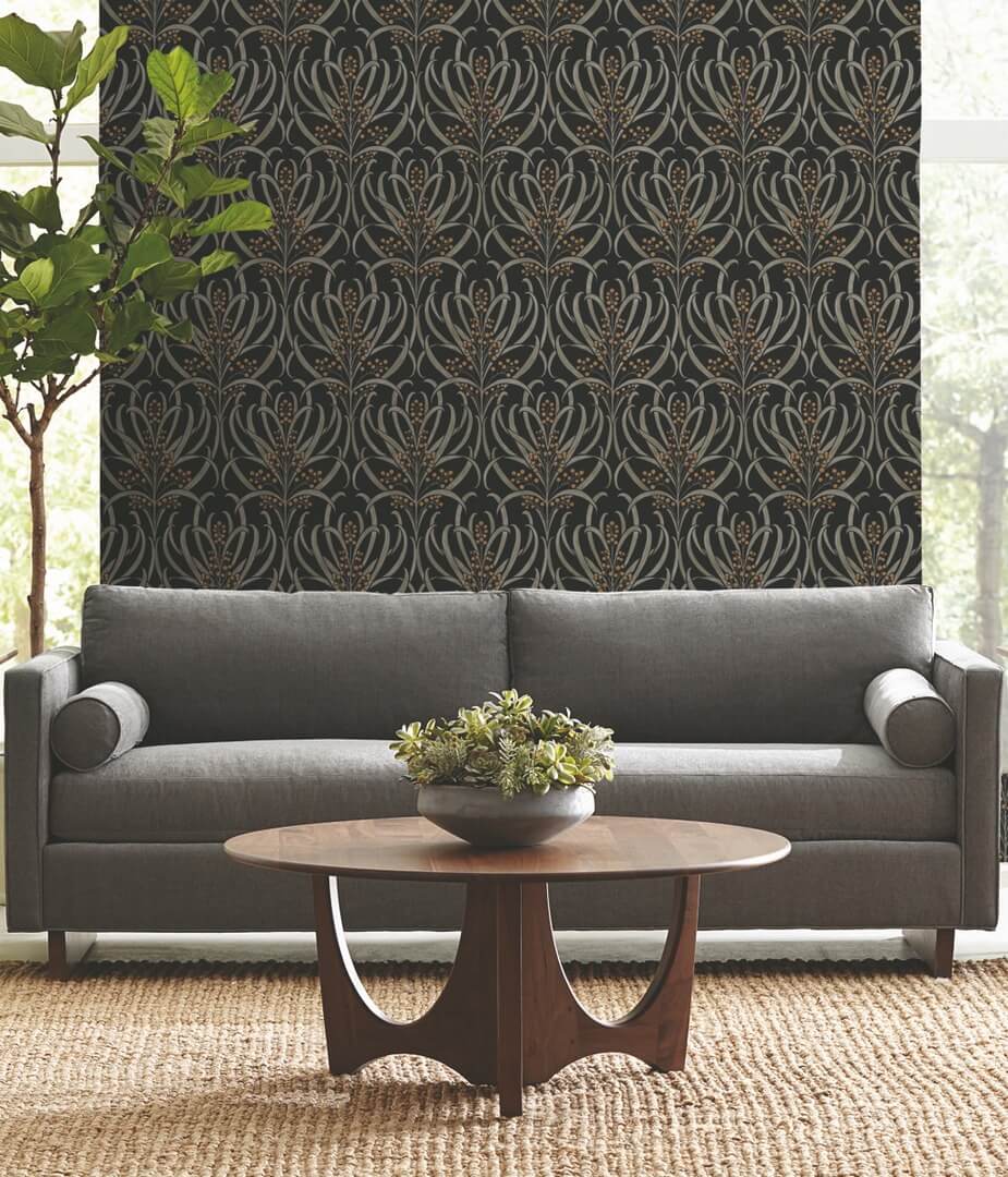 Tapeta roślinna York Wallcoverings AC9145 Calluna Art & Crafts