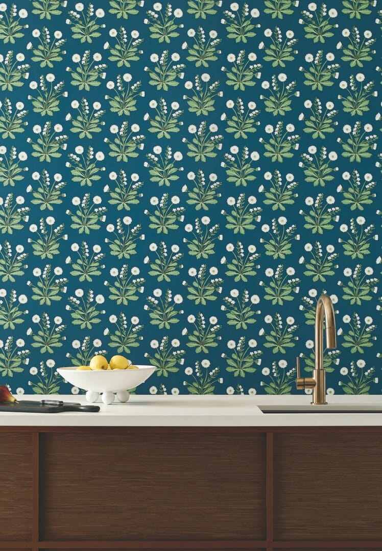 Tapeta kwiaty York Wallcoverings AC9151 Meadow Flowers Art & Crafts