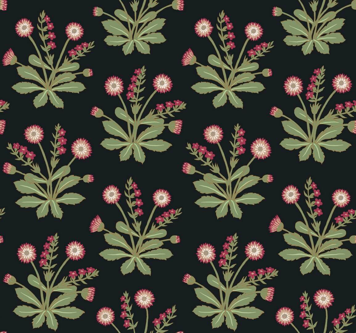 Tapeta kwiaty York Wallcoverings AC9152 Meadow Flowers Art & Crafts