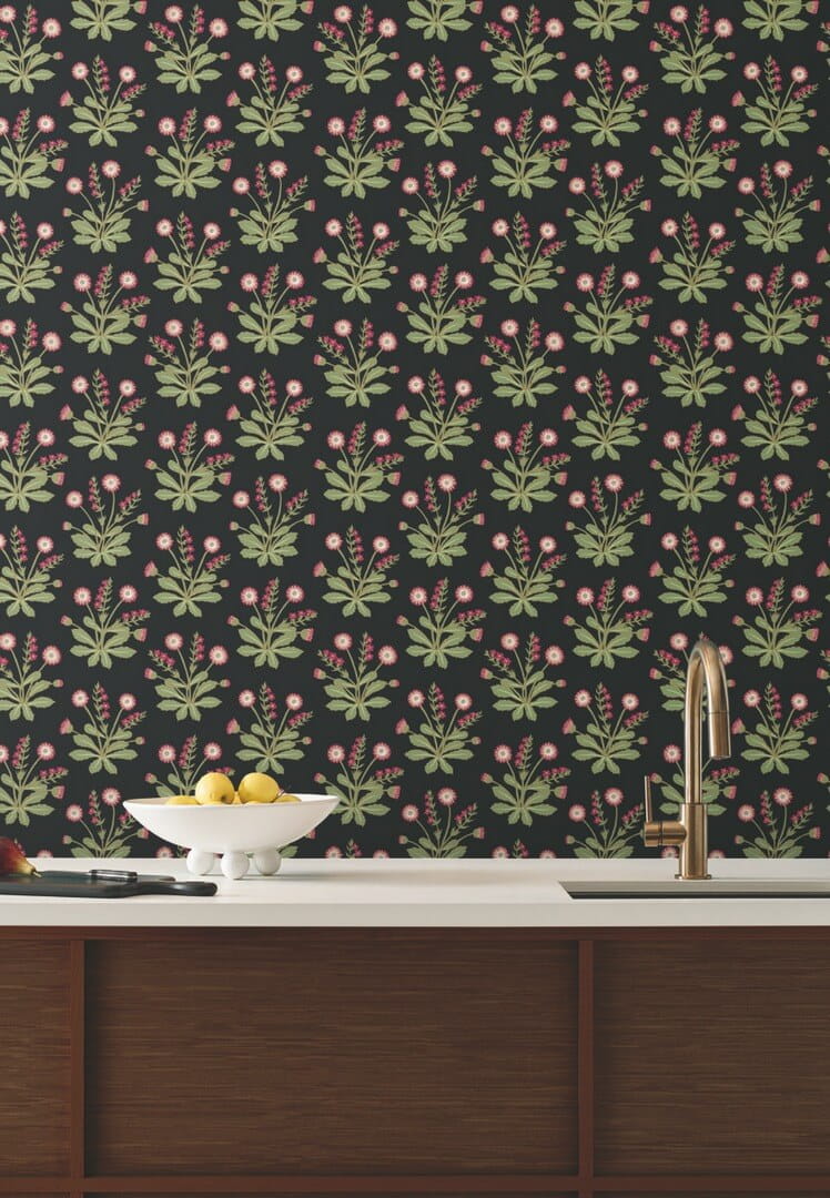 Tapeta kwiaty York Wallcoverings AC9152 Meadow Flowers Art & Crafts