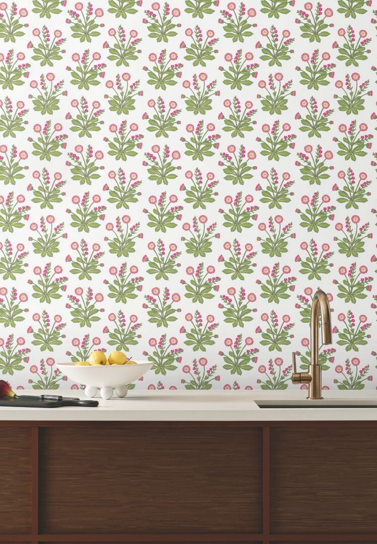 Tapeta kwiaty York Wallcoverings AC9153 Meadow Flowers Art & Crafts