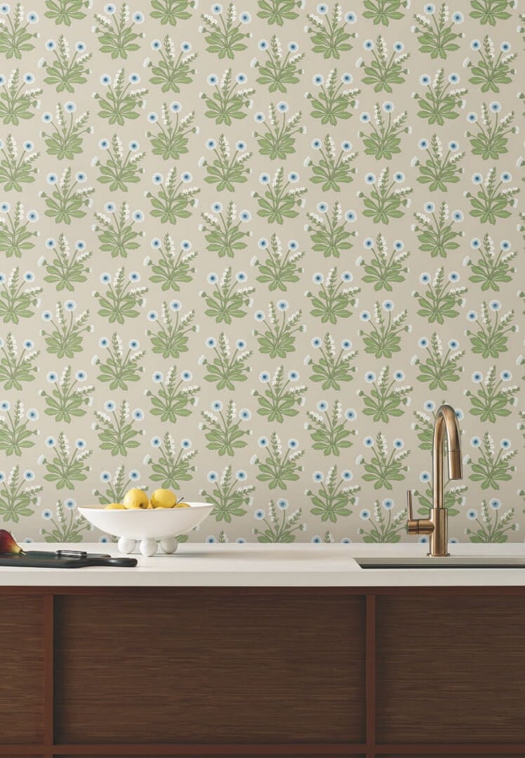 Tapeta kwiaty York Wallcoverings AC9154 Meadow Flowers Art & Crafts
