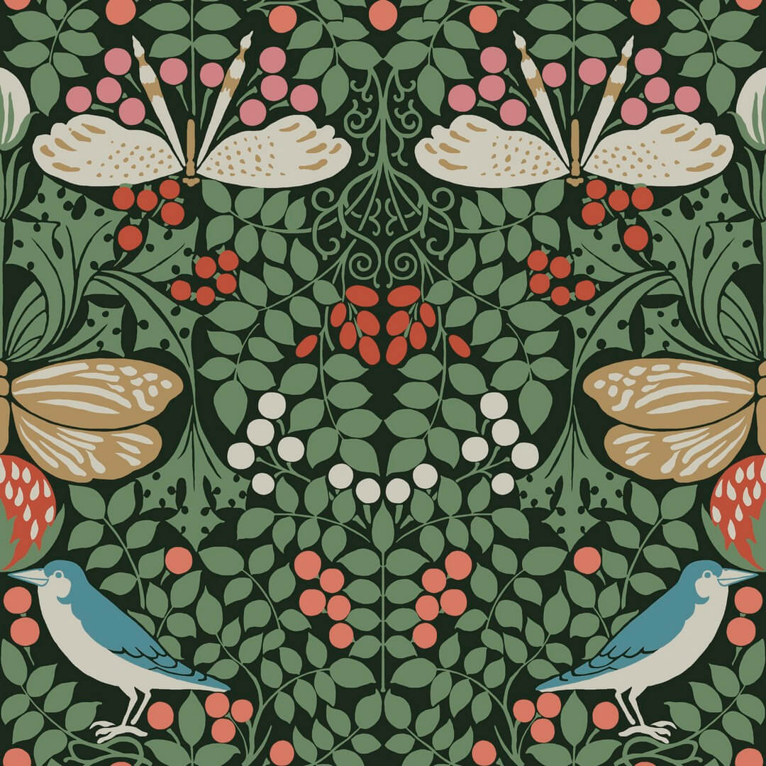 Tapeta botaniczny ogród York Wallcoverings AC9161 Butterfly Garden Art & Crafts