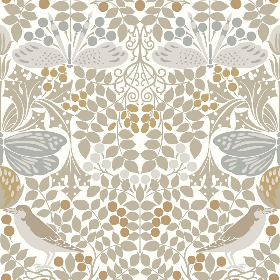 Tapeta botaniczny ogród York Wallcoverings AC9163 Butterfly Garden Art & Crafts