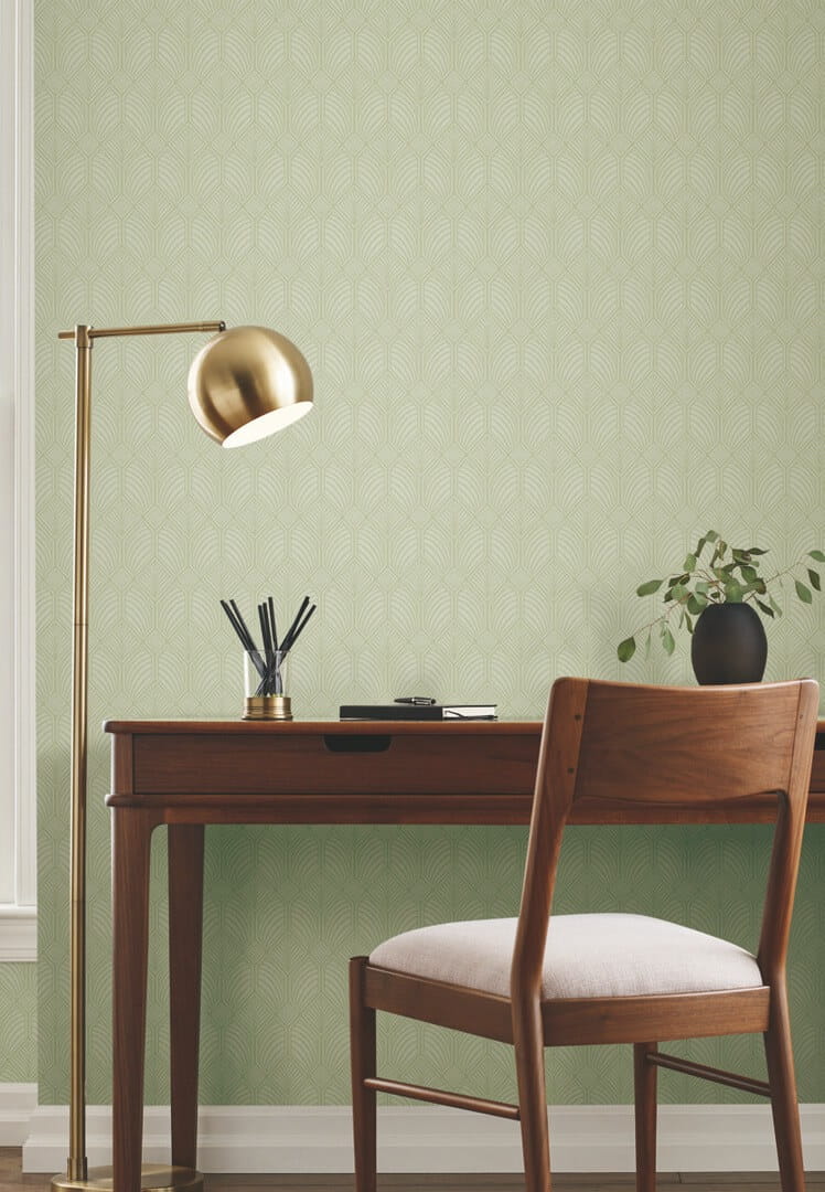 Tapeta geometryczna York Wallcoverings AC9185 Craftsman Art & Crafts