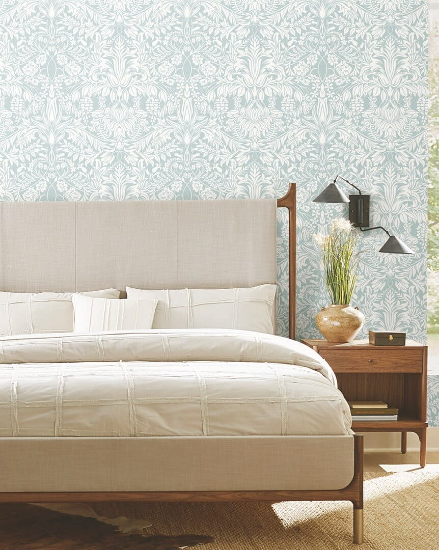 Tapeta adamaszek York Wallcoverings AC9192 Lockwood Damask Art & Crafts