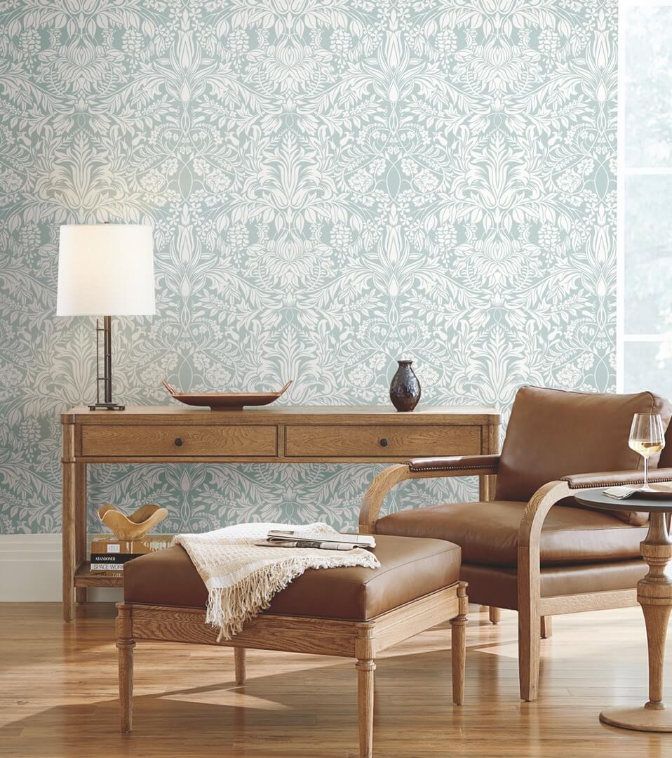 Tapeta adamaszek York Wallcoverings AC9192 Lockwood Damask Art & Crafts