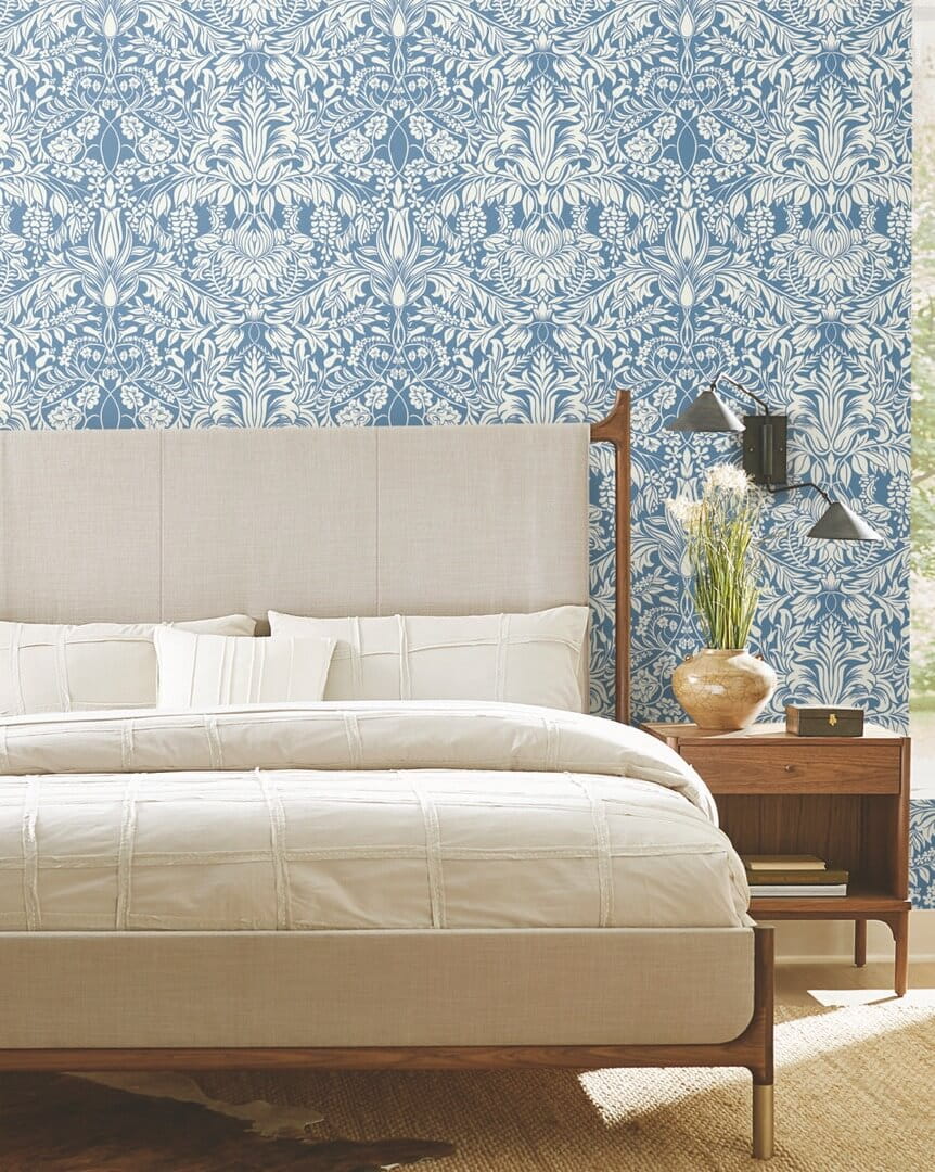 Tapeta adamaszek York Wallcoverings AC9193 Lockwood Damask Art & Crafts