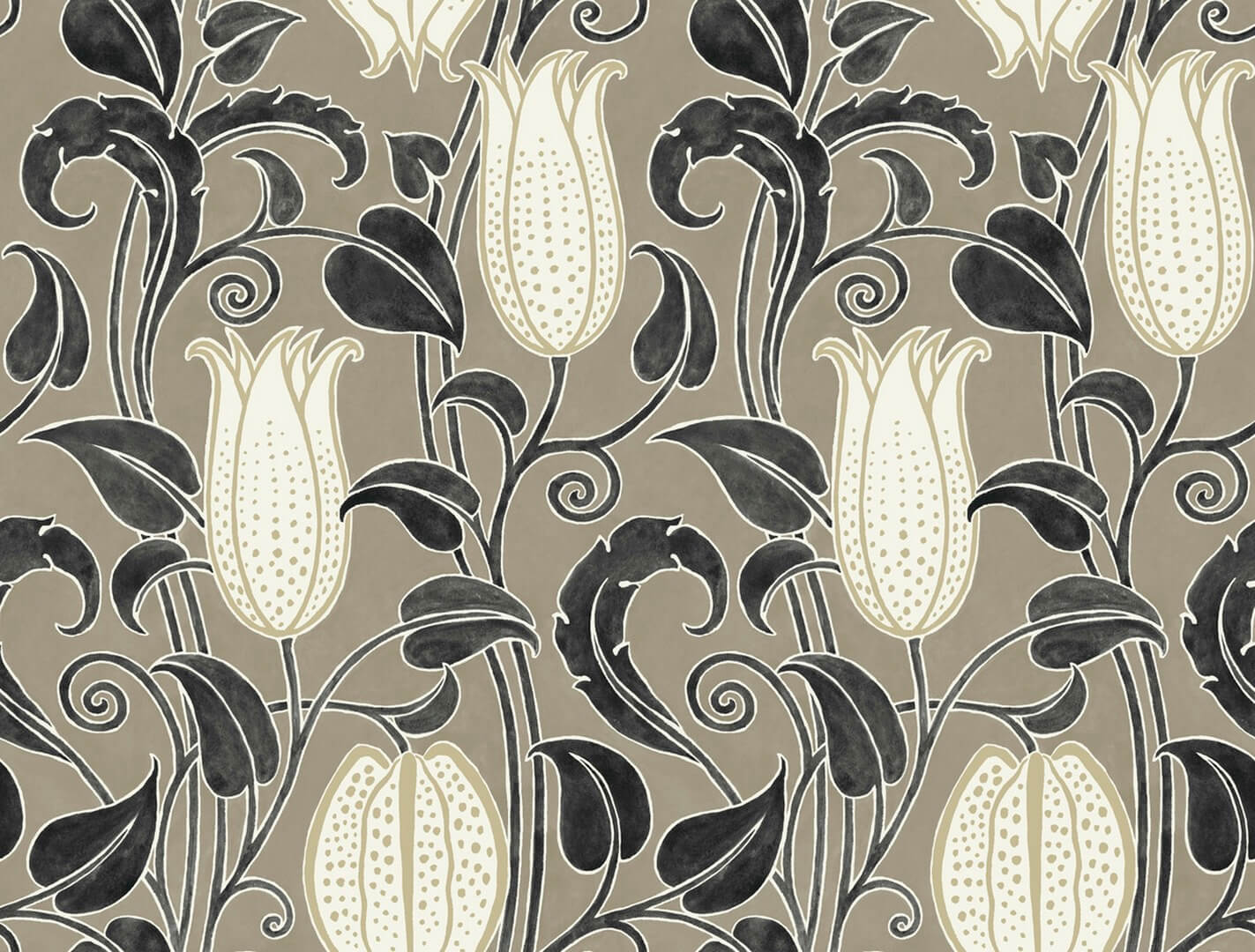 Tapeta florystyczna York Wallcoverings AC9206 Canterbury Bells Art & Crafts