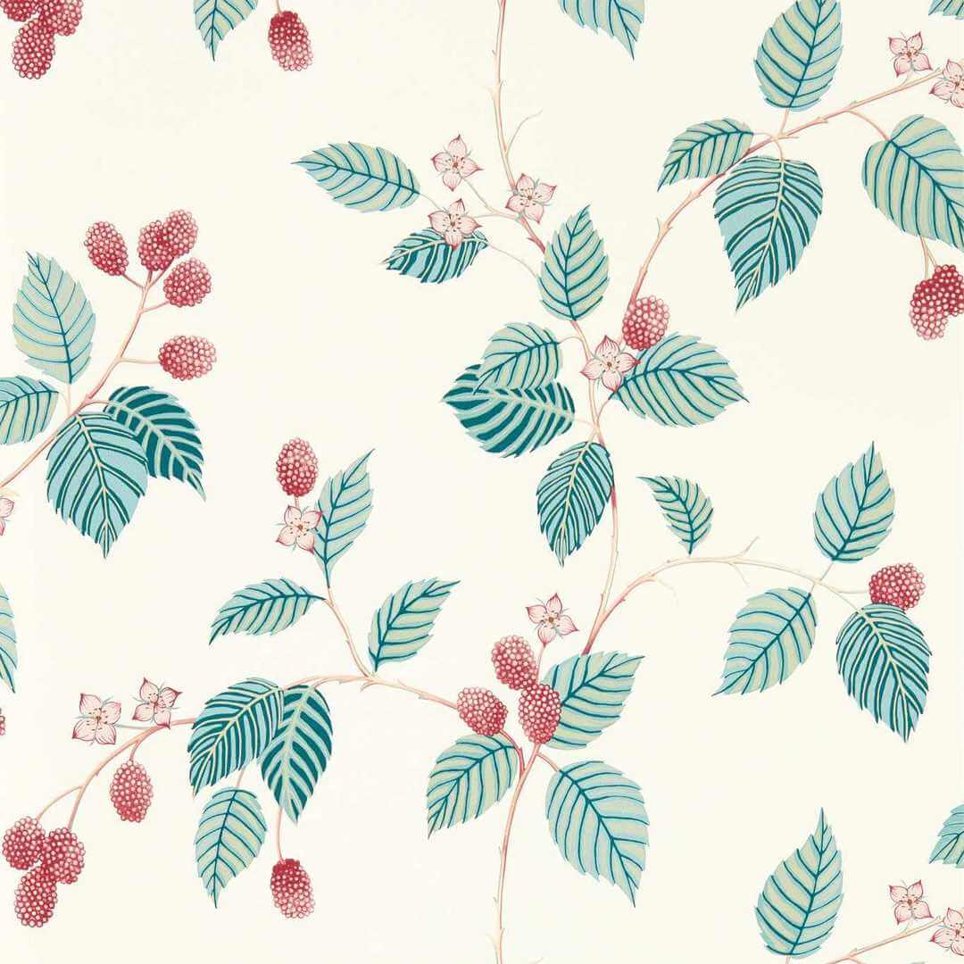 Tapeta roślinne pnącza jeżyny Sanderson 217228 Rubus Arboretum