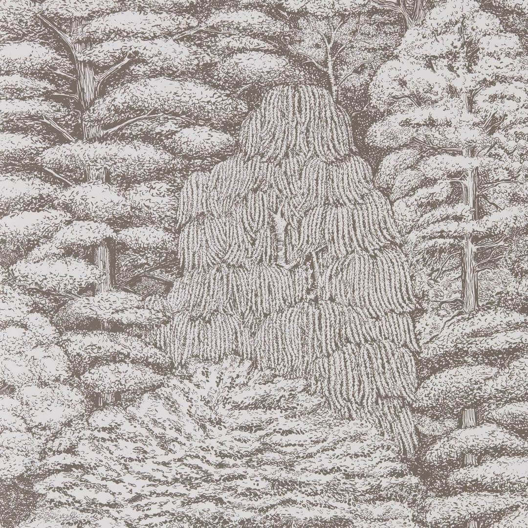 Tapeta drzewa Sanderson 215716 Woodland Toile Arboretum