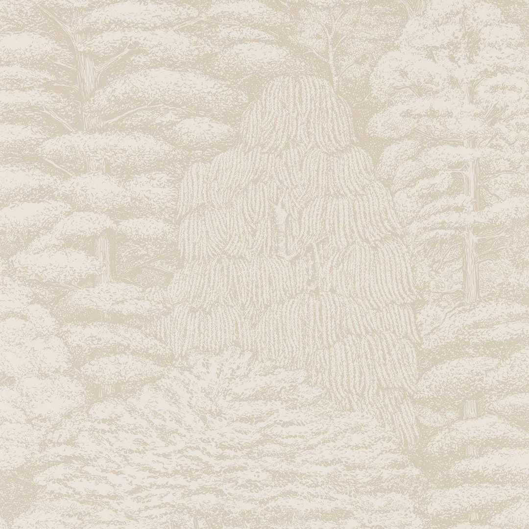 Tapeta drzewa Sanderson 215717 Woodland Toile Arboretum
