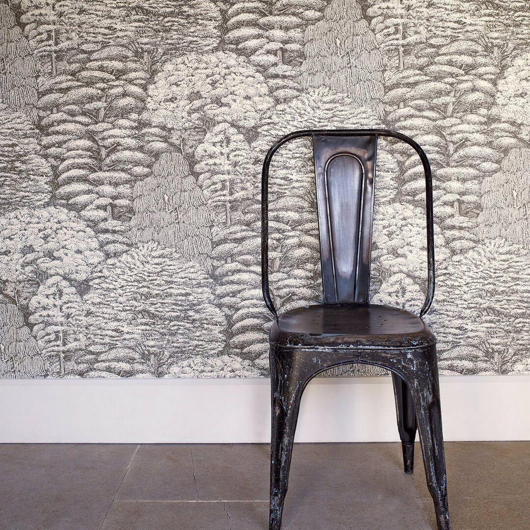 Tapeta drzewa Sanderson 215717 Woodland Toile Arboretum