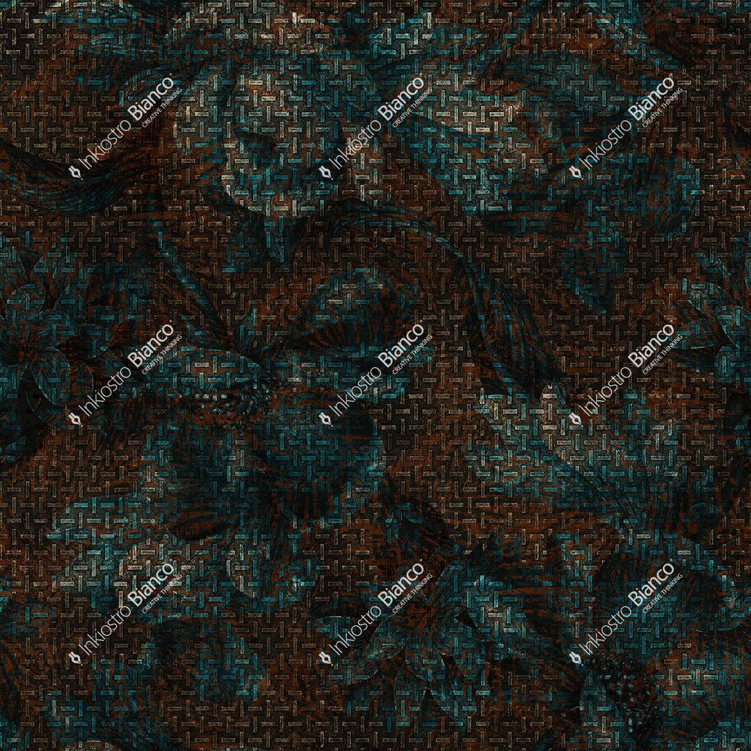 Fototapeta zardzewiałe kwiaty Inkiostro Bianco RUSTYFLOWER INKOOOA2301 GoldenWall 2023