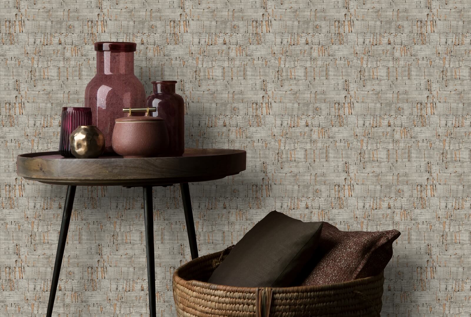 Tapeta imitująca korek Decoprint NHW1031 Suber Perla