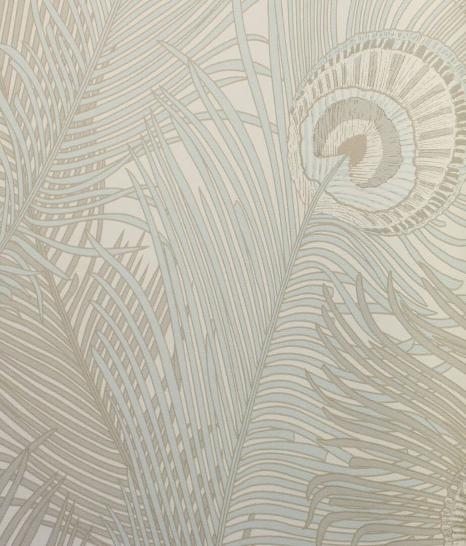 Tapeta pawie pióra Decoprint NHW1044 Descartes Perla
