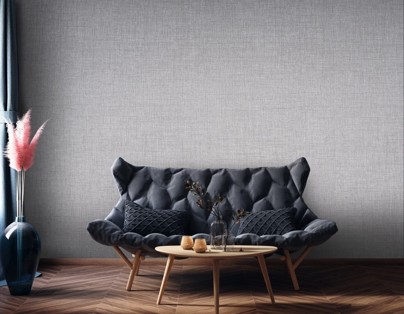 Tapeta obiektowa imitująca płótno W29.3547 MILO Vinylpex