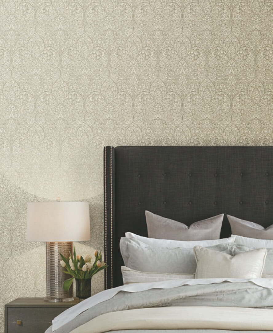 Tapeta adamaszek York Wallcoverings CD4010 Paradise After Eight