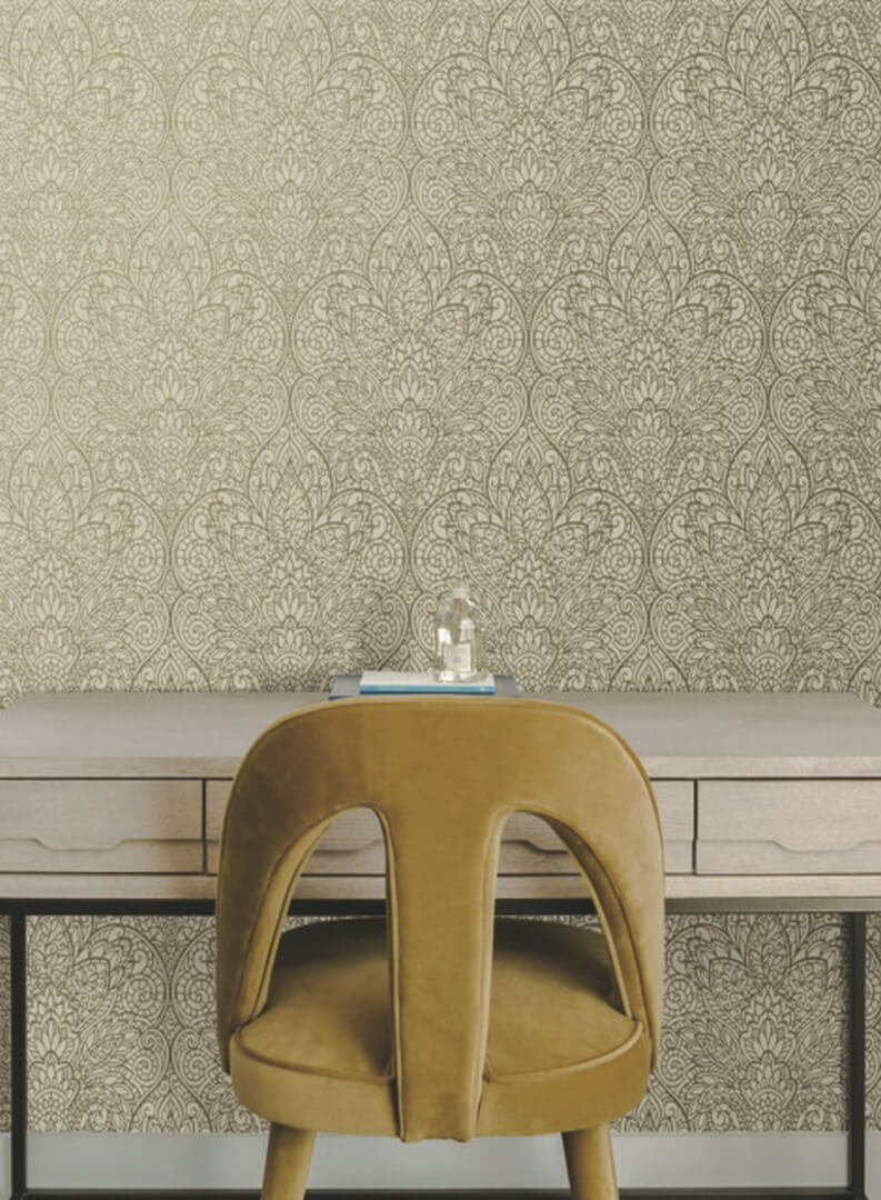 Tapeta adamaszek York Wallcoverings CD4010 Paradise After Eight