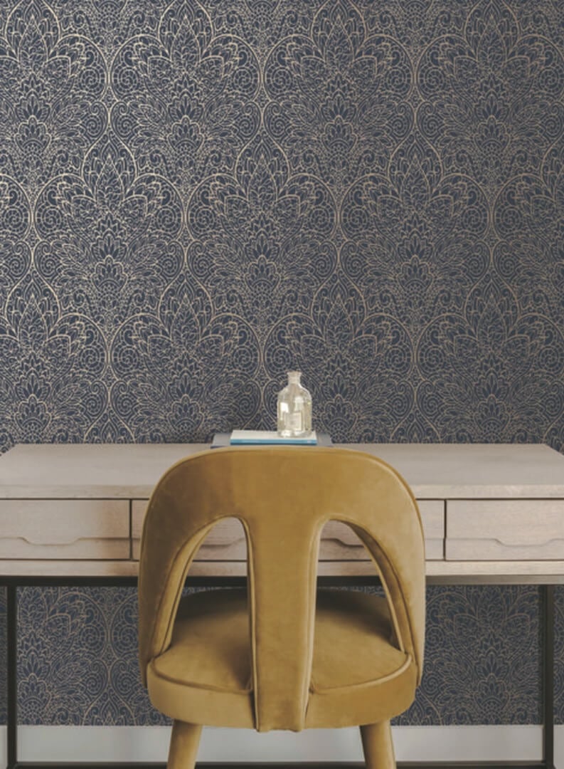 Tapeta adamaszek York Wallcoverings DT5013 Paradise After Eight