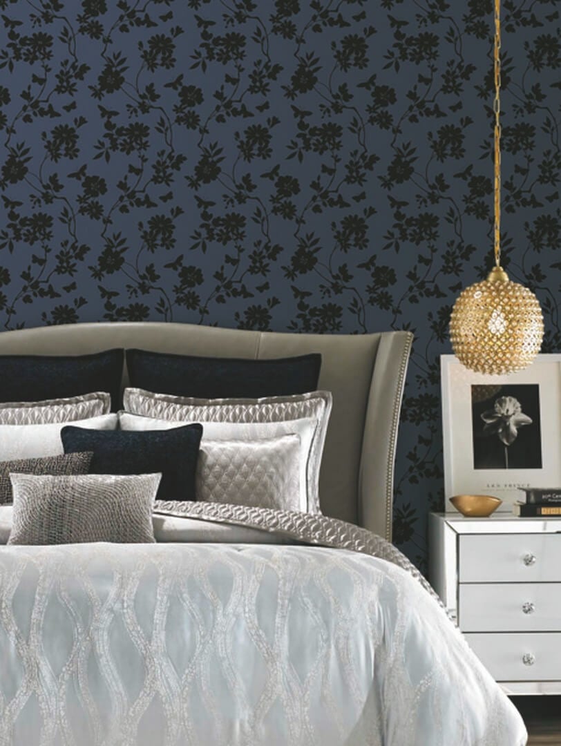 Tapeta botaniczna York Wallcoverings DT5021 Flutter Vine After Eight