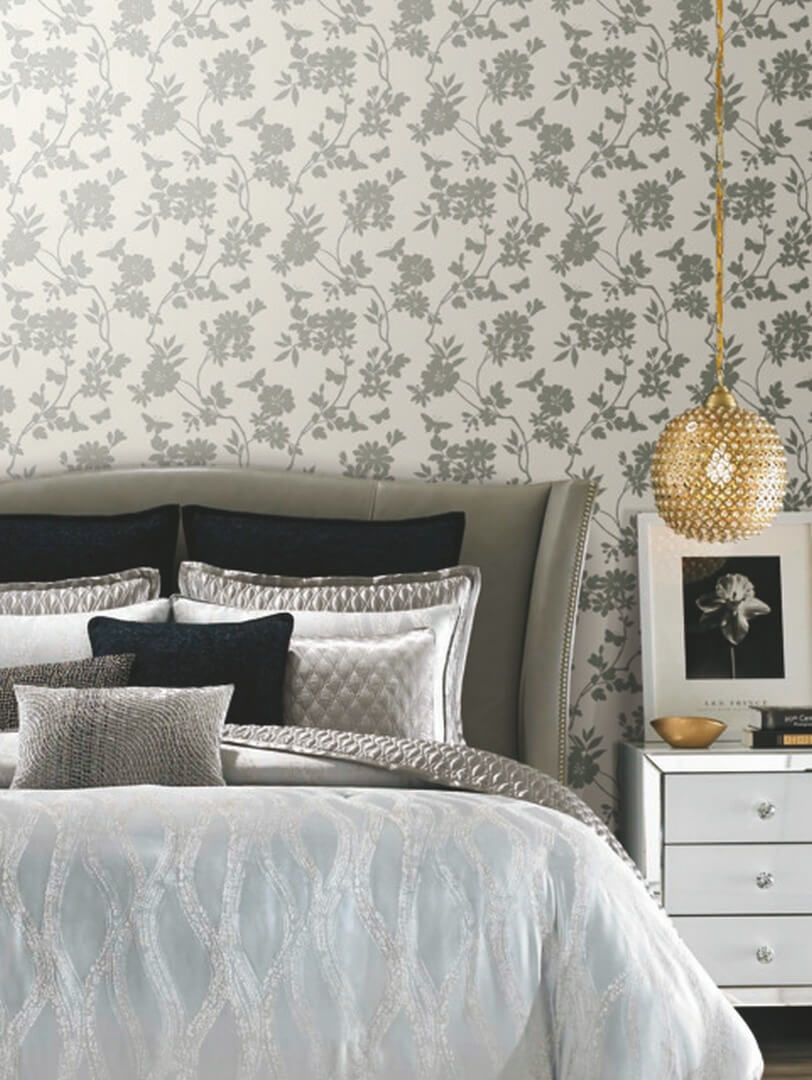 Tapeta botaniczna York Wallcoverings DT5023 Flutter Vine After Eight