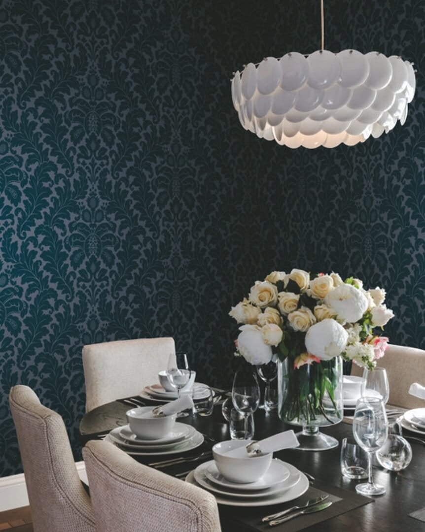 Tapeta ornament York Wallcoverings DT5042 Modern Romance After Eight