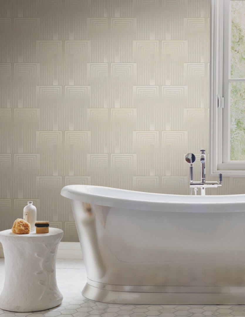 Tapeta geometryczna art-deco York Wallcoverings DT5071 Vanishing After Eight