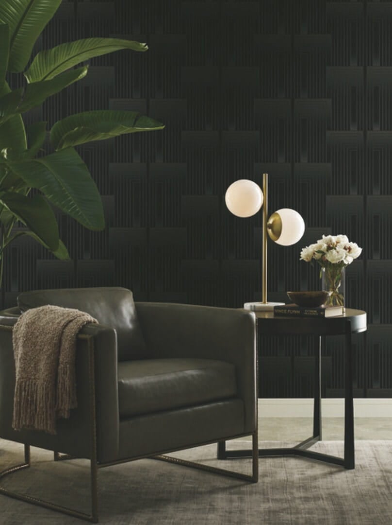 Tapeta geometryczna art-deco York Wallcoverings DT5072 Vanishing After Eight