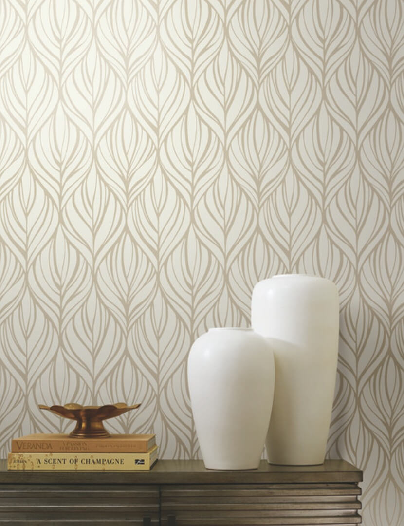 Tapeta stylizowane liście York Wallcoverings DT5081 Palma After Eight
