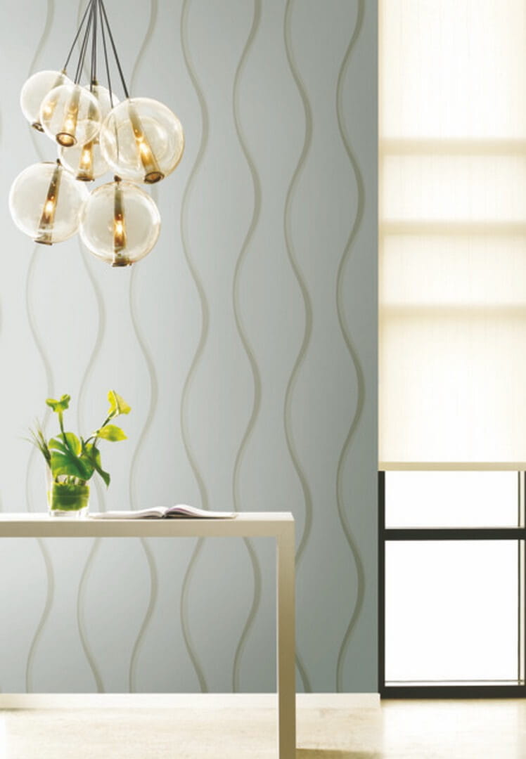 Tapeta falujące linie York Wallcoverings DT5113 Unfurl After Eight
