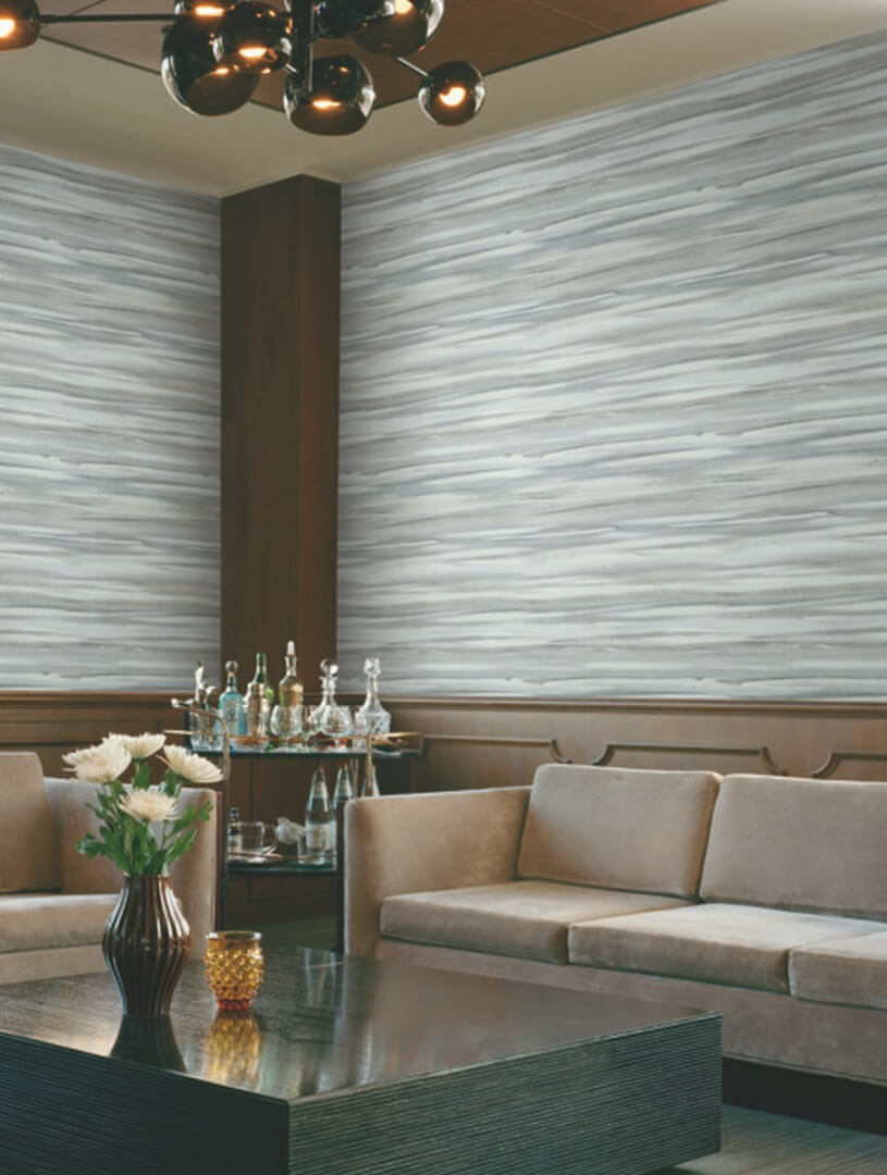 Tapeta cieniowane poziome paski York Wallcoverings DT5122 Sanctuary After Eight