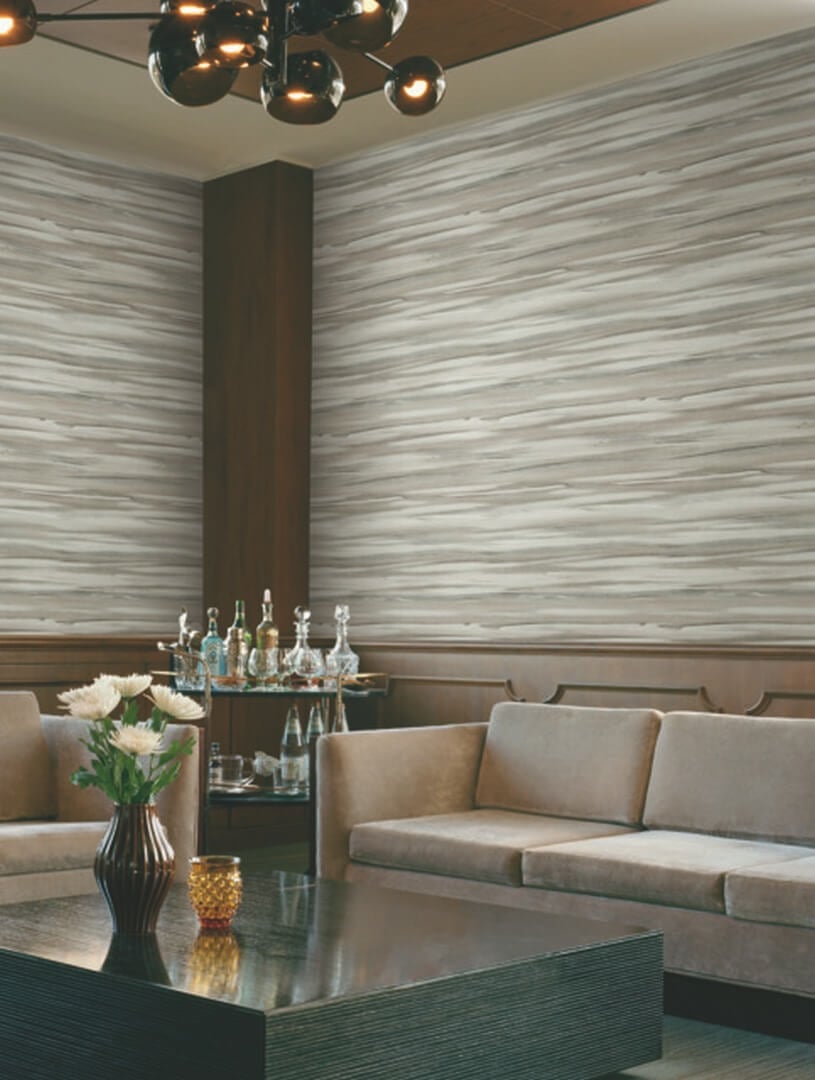 Tapeta cieniowane poziome paski York Wallcoverings DT5123 Sanctuary After Eight