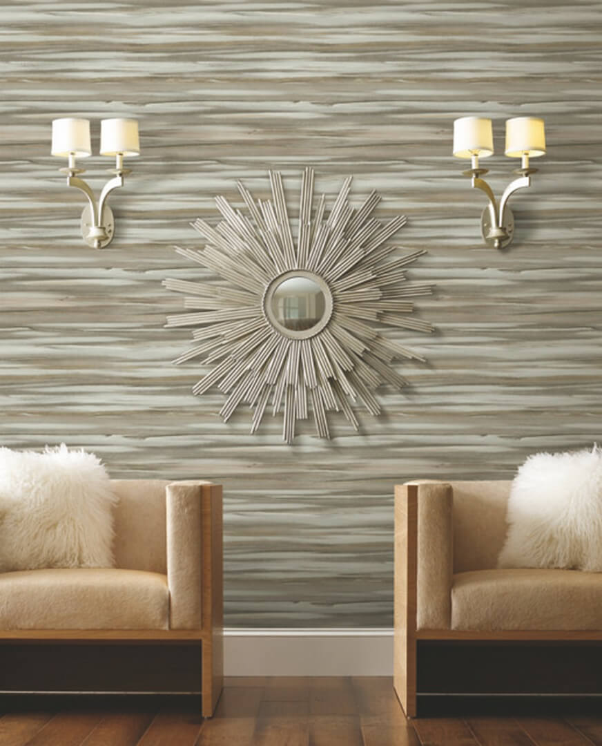 Tapeta cieniowane poziome paski York Wallcoverings DT5124 Sanctuary After Eight