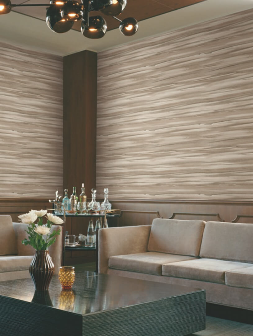 Tapeta cieniowane poziome paski York Wallcoverings DT5125 Sanctuary After Eight