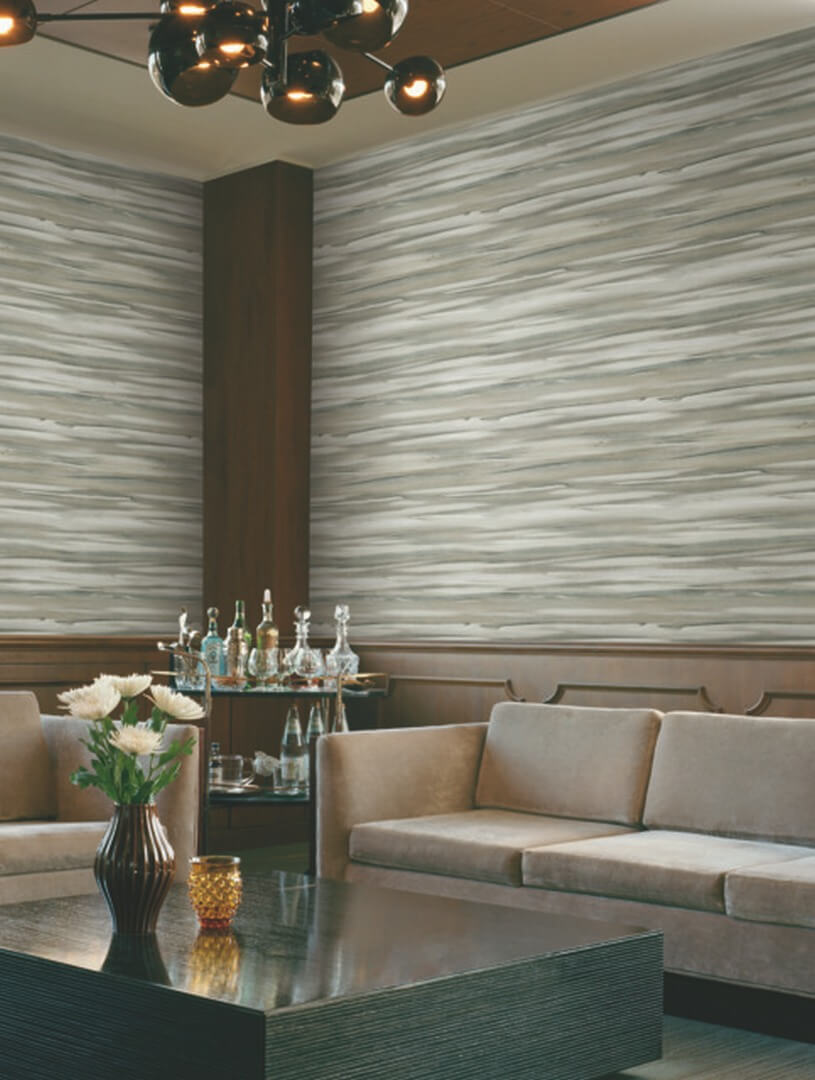 Tapeta cieniowane poziome paski York Wallcoverings DT5126 Sanctuary After Eight