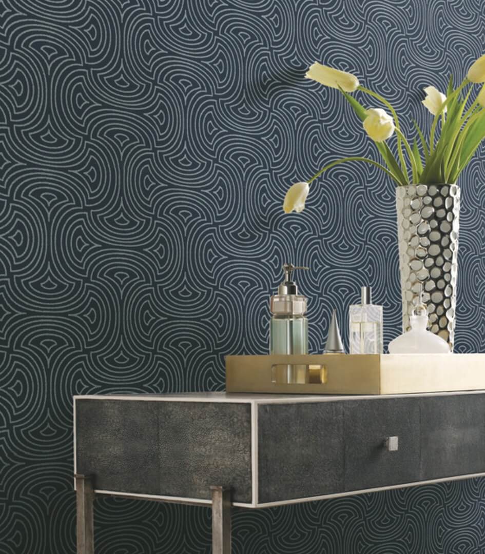 Tapeta kwarcowa York Wallcoverings DT5143 Hourglass After Eight