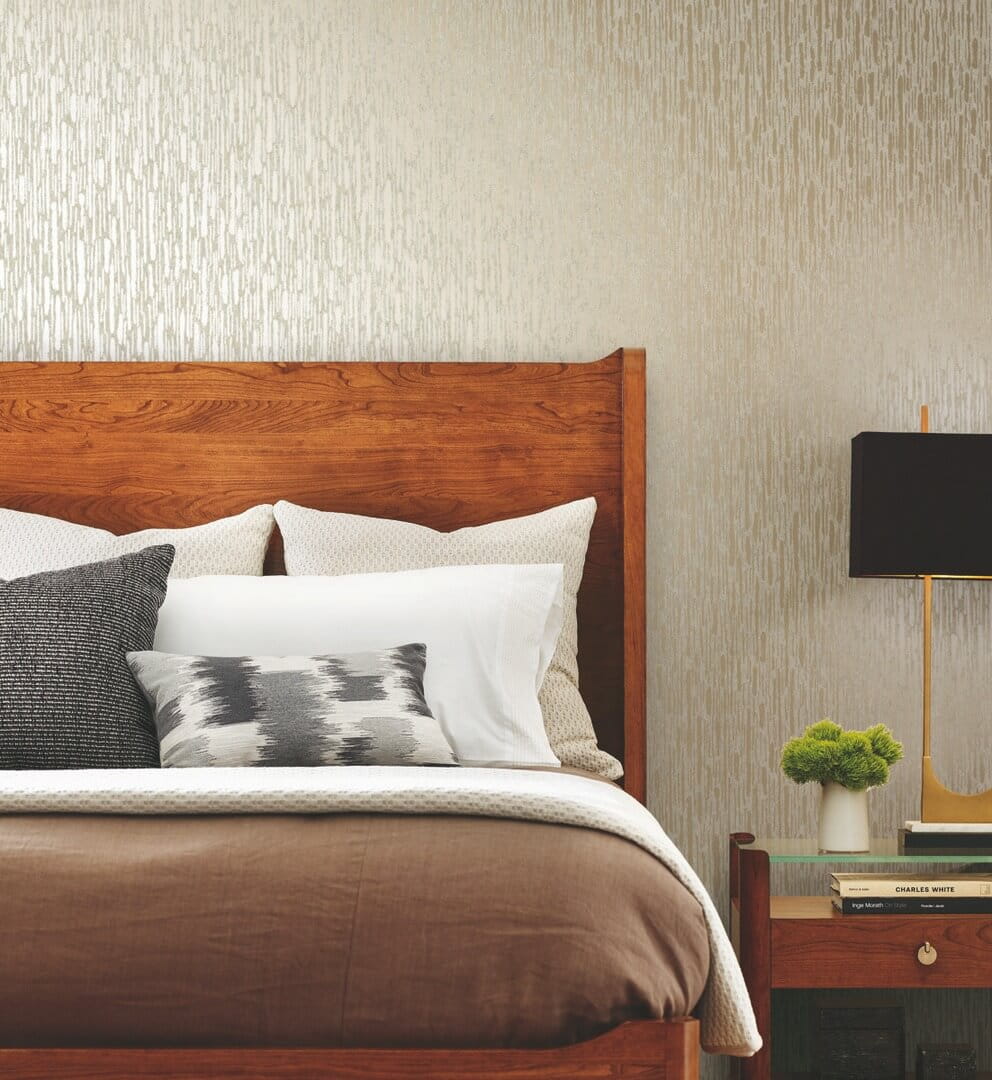 Tapeta metaliczne prążki York Wallcoverings MD7152 Metallic Cascade Modern Metals 2