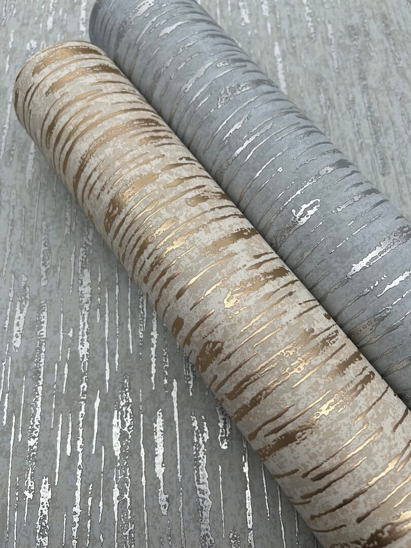 Tapeta metaliczne prążki York Wallcoverings MD7152 Metallic Cascade Modern Metals 2