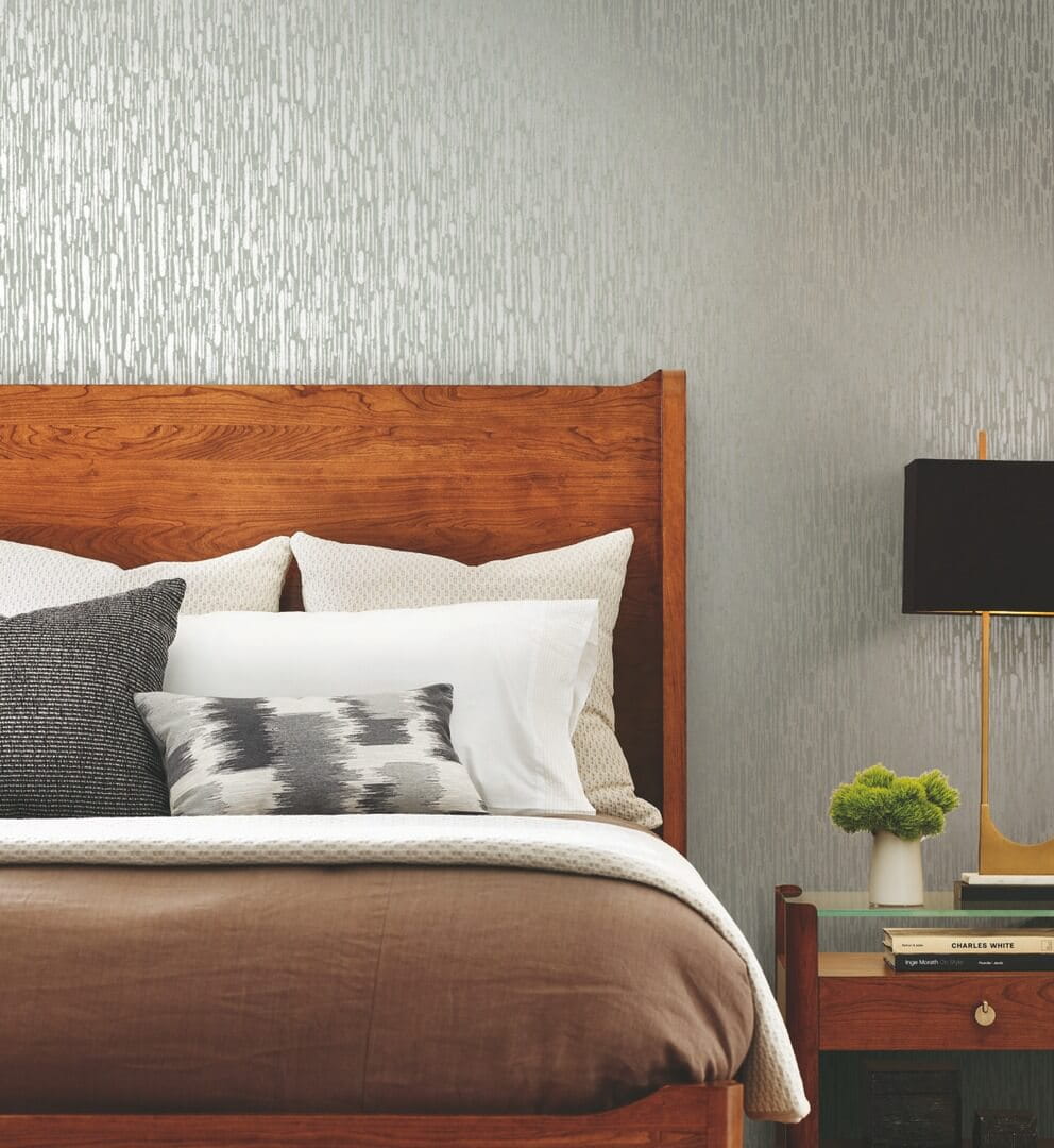 Tapeta metaliczne prążki York Wallcoverings MD7153 Metallic Cascade Modern Metals 2