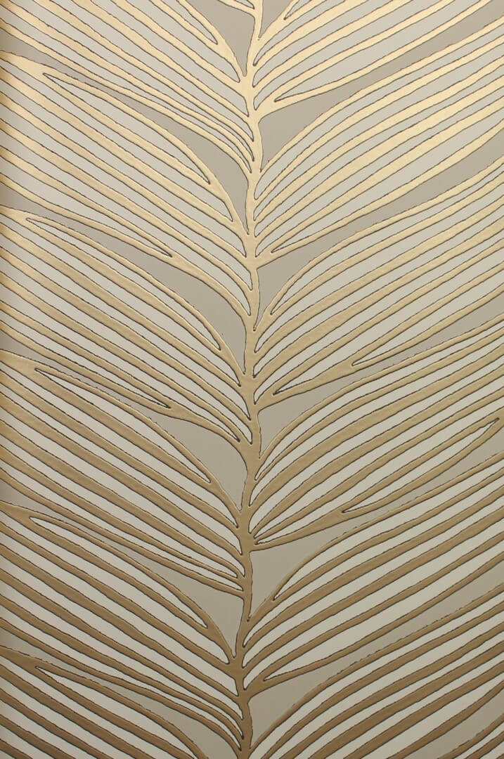 Tapeta stylizowane liście York Wallcoverings MD7164 Luninous Leaves Modern Metals 2