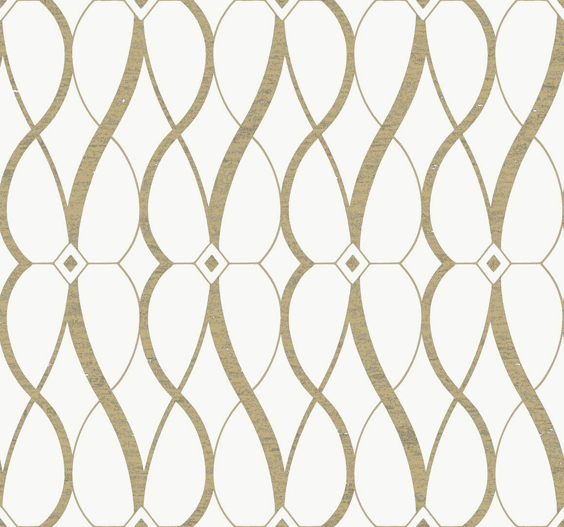 Tapeta treliaż York Wallcoverings MD7171 Graceful Geo Modern Metals 2
