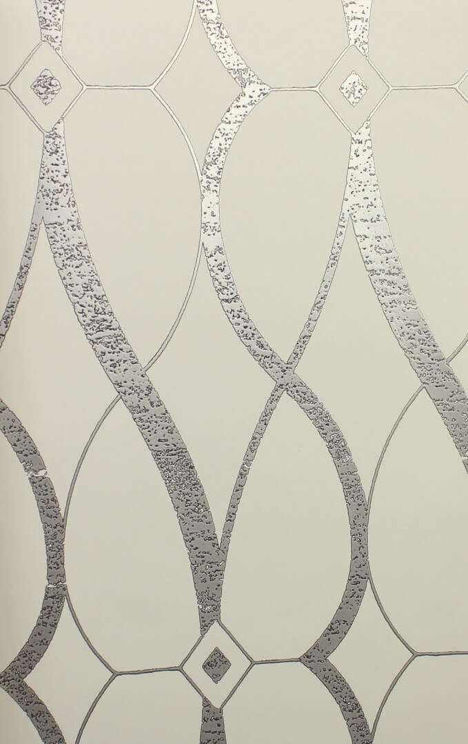 Tapeta treliaż York Wallcoverings MD7173 Graceful Geo Modern Metals 2
