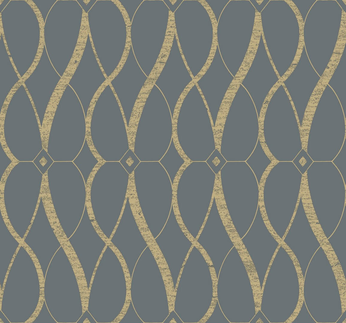 Tapeta treliaż York Wallcoverings MD7176 Graceful Geo Modern Metals 2